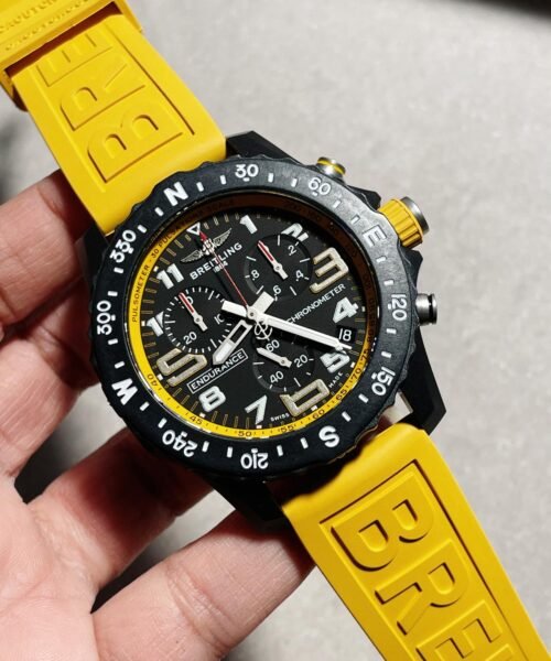 Endurance pro OGF 44mm Black dial Yellow Rubber Strap quartz movement