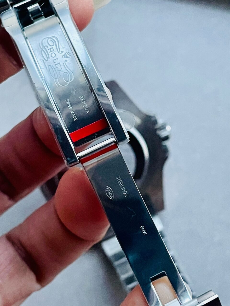 GMT Master II 16710 GMF V5 COLA 904L SS 1:1 RED BLACK Bezel Best Edition on Jubilee Bracelet - Image 14
