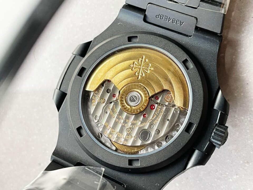 Nautilus 5711 ppf 1:1 Best Edition Black Dial on Black Bracelet A324 V2 - Image 9