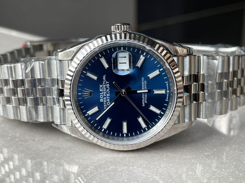 DateJust 36 SS 116234 VSF 1:1 Best Edition 904L Steel Blue Dial on Jubilee Bracelet VS3235 - Image 4