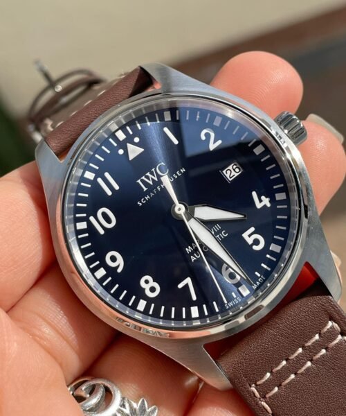 MARK XVIII Le Petit Prince IW327003 SS FKF 1:1 Best Edition Brown Dial On Brown Leather Strap