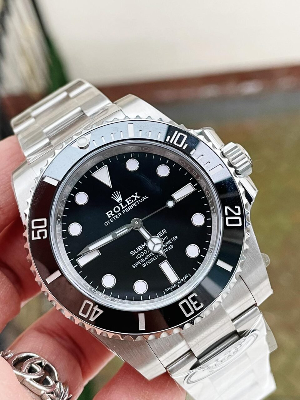 Submariner 114060 No Date Black Ceramic 904L Steel CF 1:1 Best Edition CLEAN SH3130