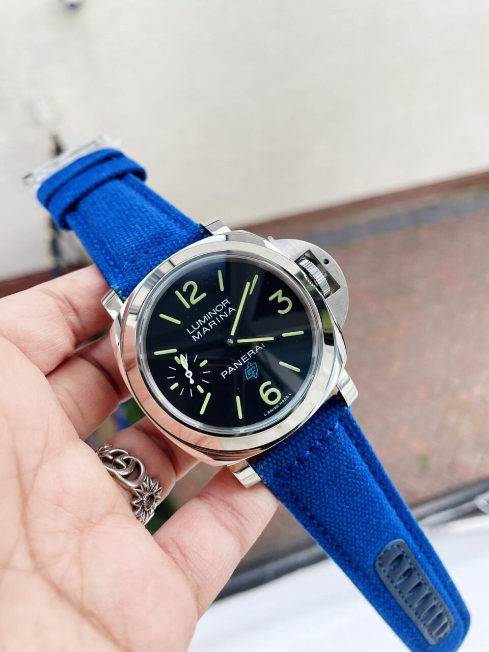 PAM777 HWF Factory on Blue Lether Strap Aisan 6497-2