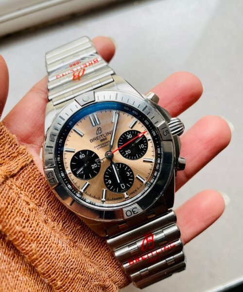 Chronomat SS  Copper dial Two Tone Bracelet Watch GF Factory 7750 movement