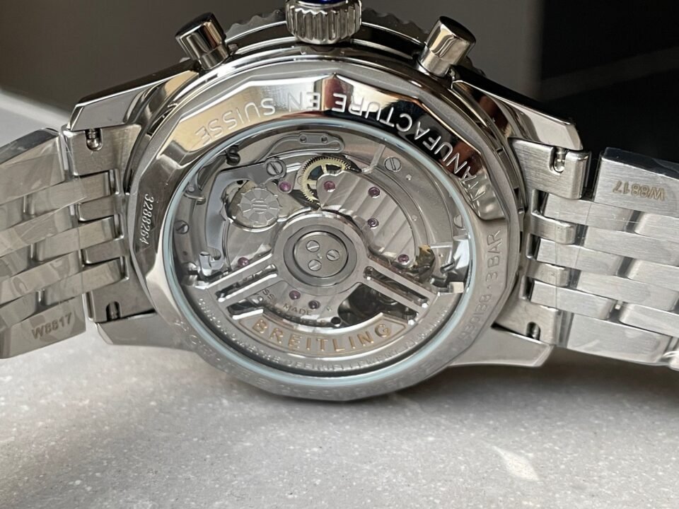 Navitimer 01 1:1 SS Blue Dial on Steel Strap A7750 BLS Factory - Image 9