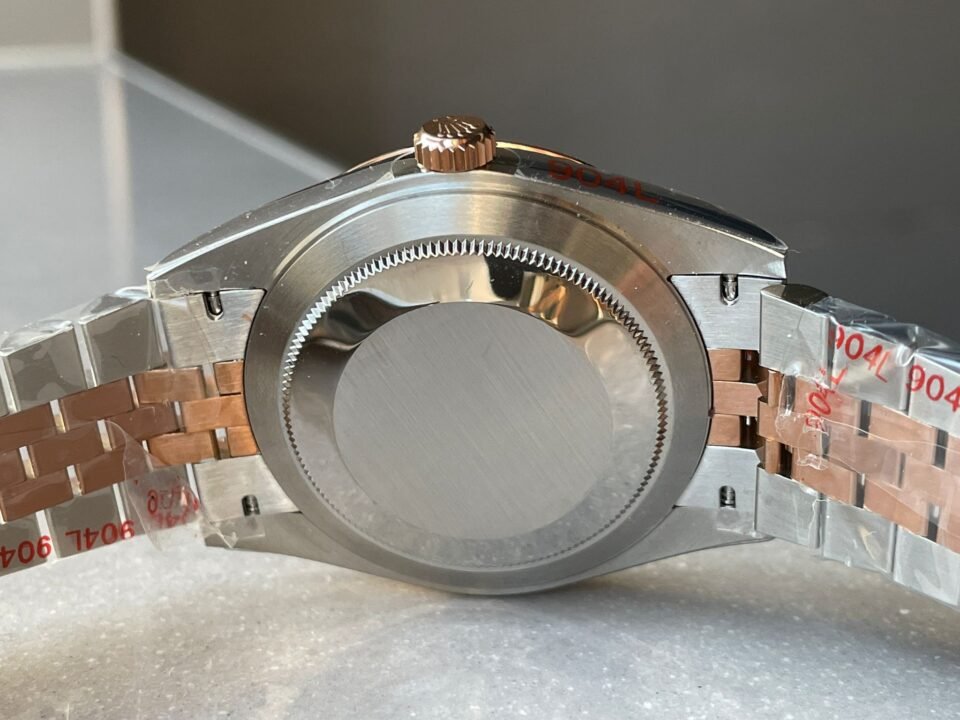DateJust Men 41mm “wimbledon” RG and SS GMF GM Factory V2 Grey textured Dial Roman Markers with Jubilee Bracelet With tungsten steel - Image 9