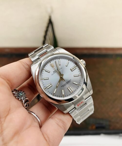 OYSTER PERPETUAL EW FACTORY SILVER DIAL 41MM Asian 3230 automatic movement