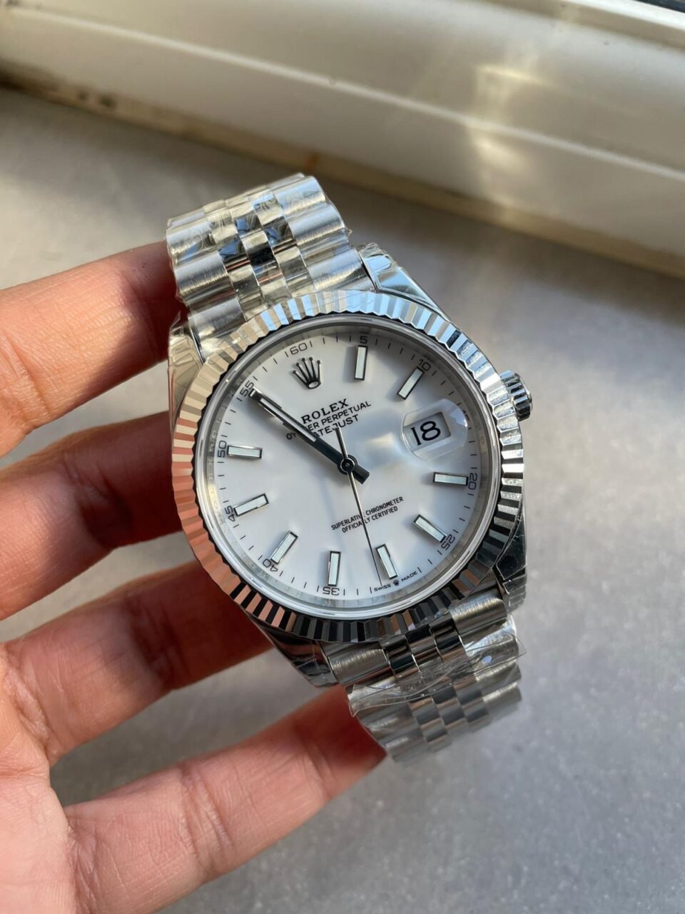 DateJust 41 SS VS Factory 1:1 Best Edition 904L Steel White Dial on SS Jubilee bracelet - Image 11