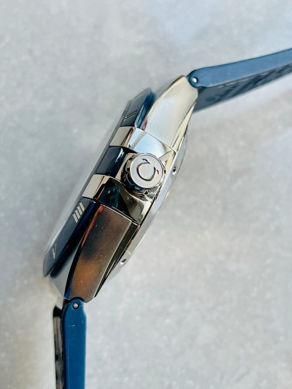 Constellation Blue Ceramic SS 8F 1:1 Best Edition Blue Dial on Blue Gummy Strap A8900 - Image 8