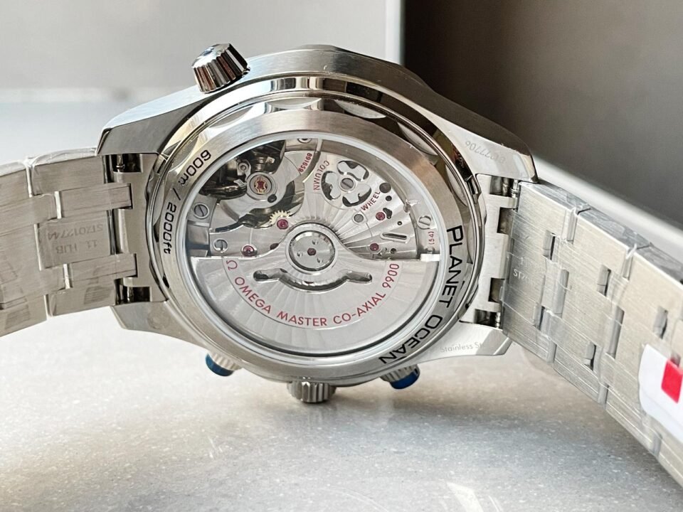 Seamaster 300M Chrono SS OMF 1:1 Best Edition Grey Dial on SS Bracelet A9900 - Image 12