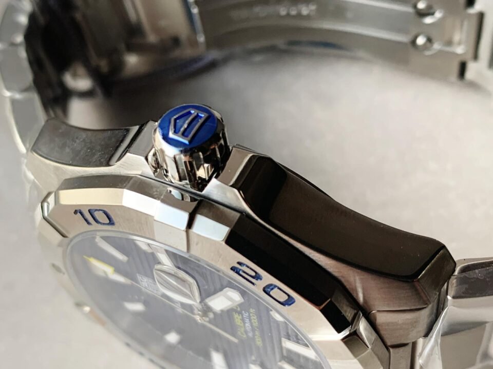 Aquaracer Calibre 5 SS 41mm OGF 1:1 Best Edition steel Bezel Blue Dial on SS Bracelet SW200 - Image 7