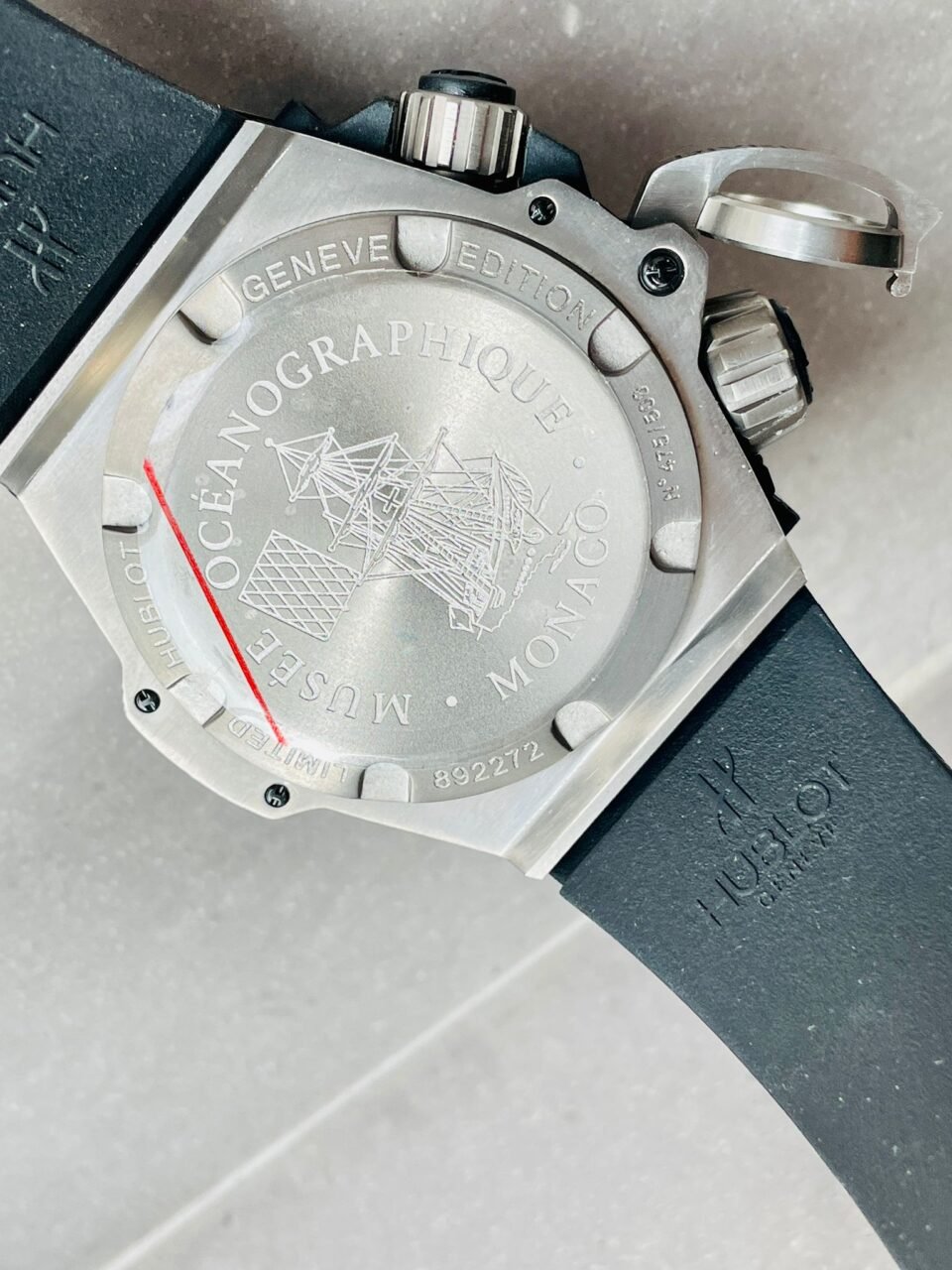King Power Diver Oceanographic 48 mm titanium case black gummy strap 8215 mayota movement - Image 9