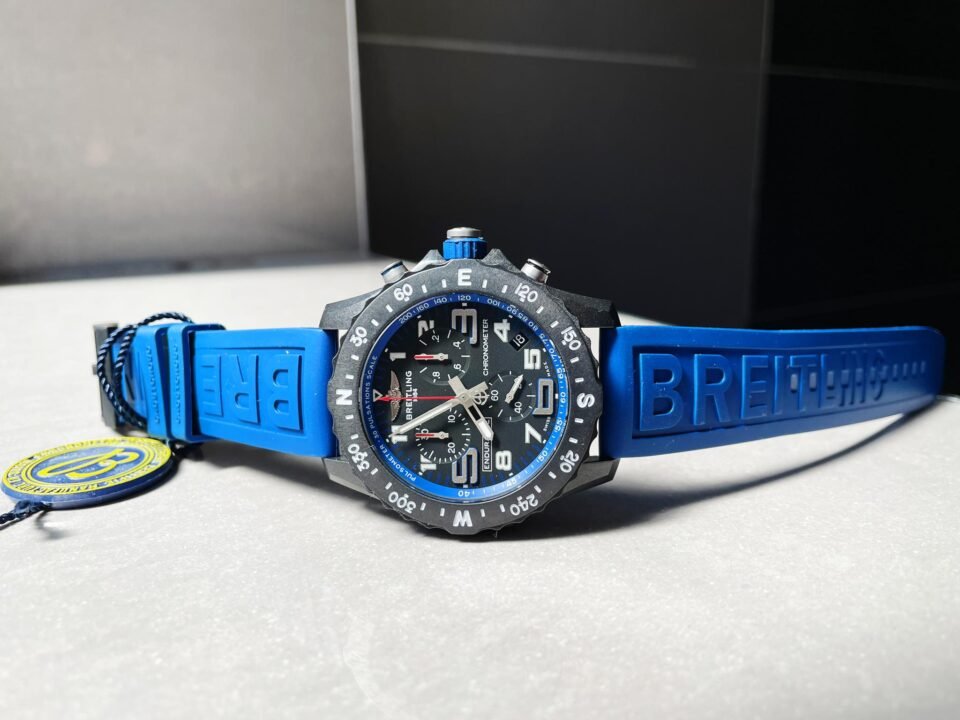 Endurance pro OGF 44mm Black dial Blue Rubber Strap quartz movement - Image 7