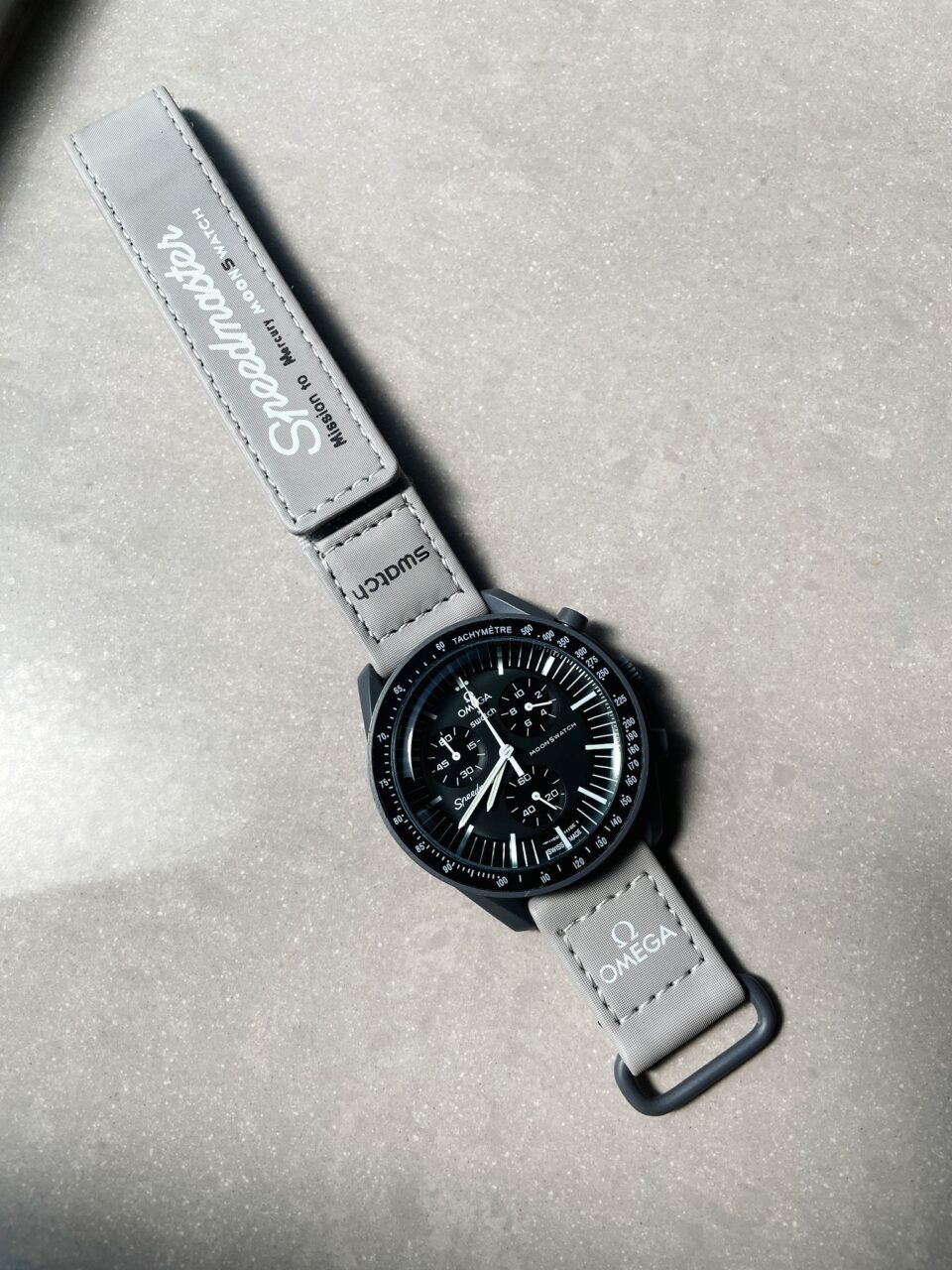 MoonSwatch “mission to mercury” Swiss quartz movement AAA Bioceramic bezel - Image 4
