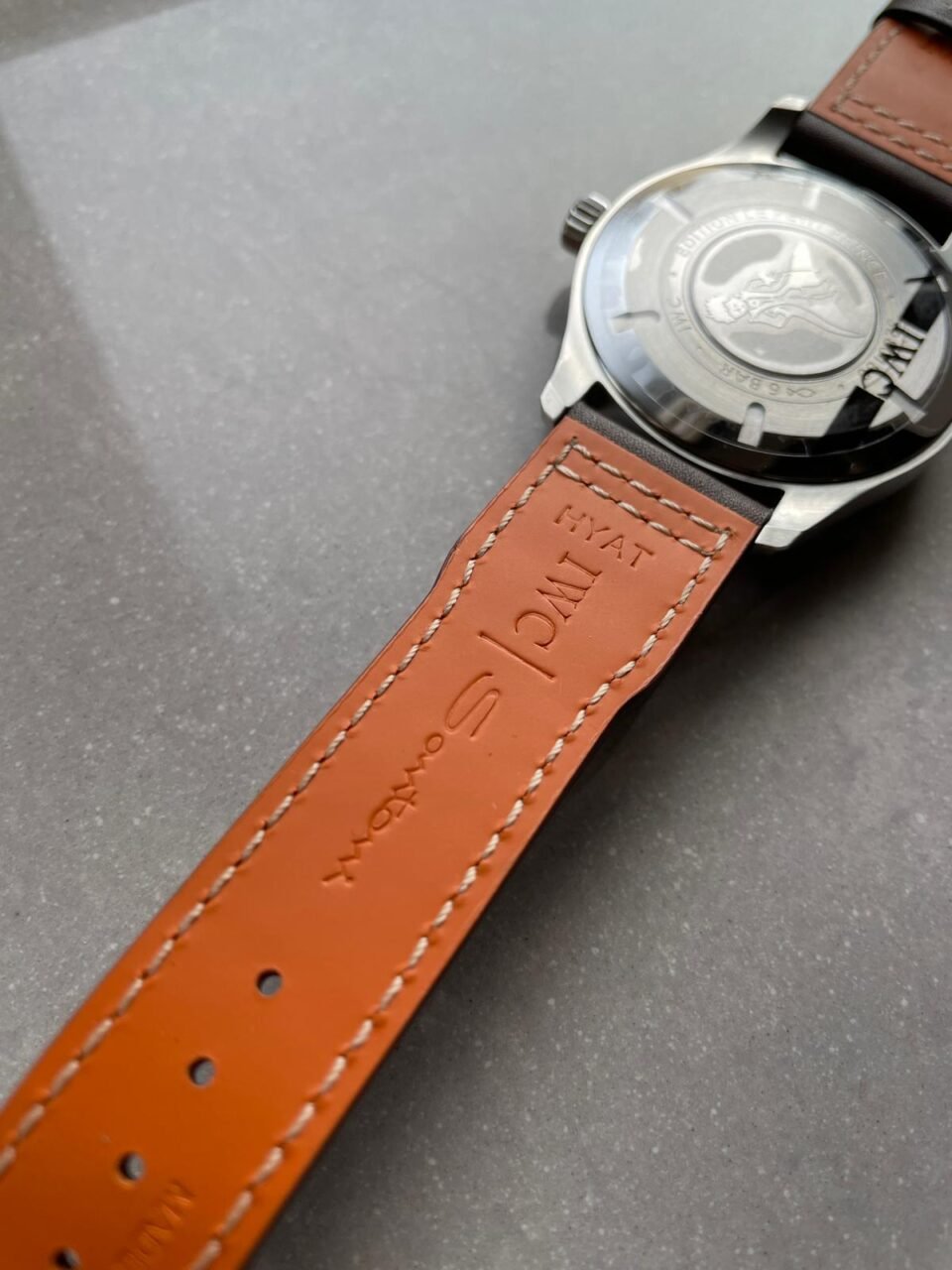 MARK XVIII Le Petit Prince IW327003 SS FKF 1:1 Best Edition Brown Dial On Brown Leather Strap - Image 11