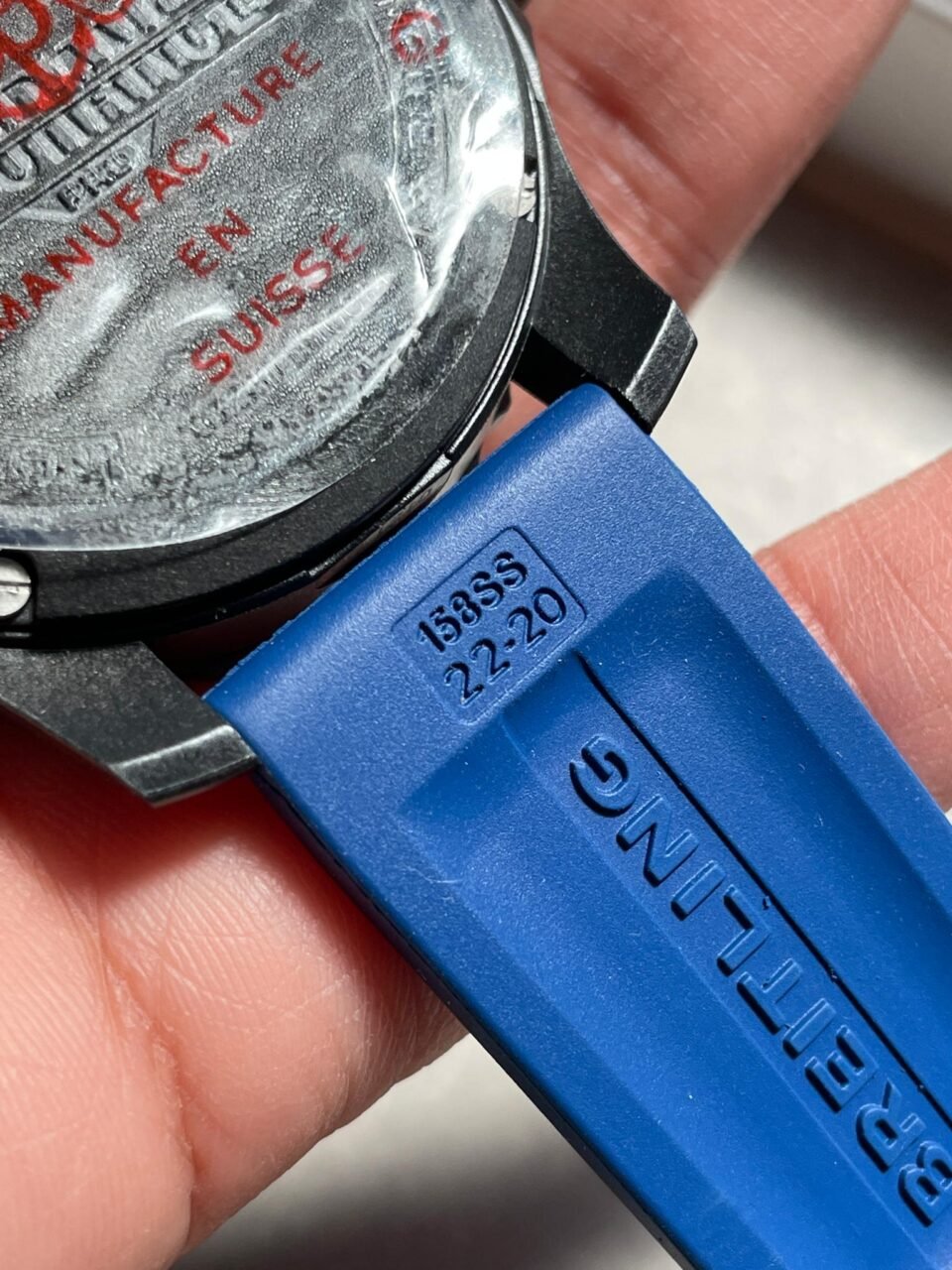 Endurance pro OGF 44mm Black dial Blue Rubber Strap quartz movement - Image 10