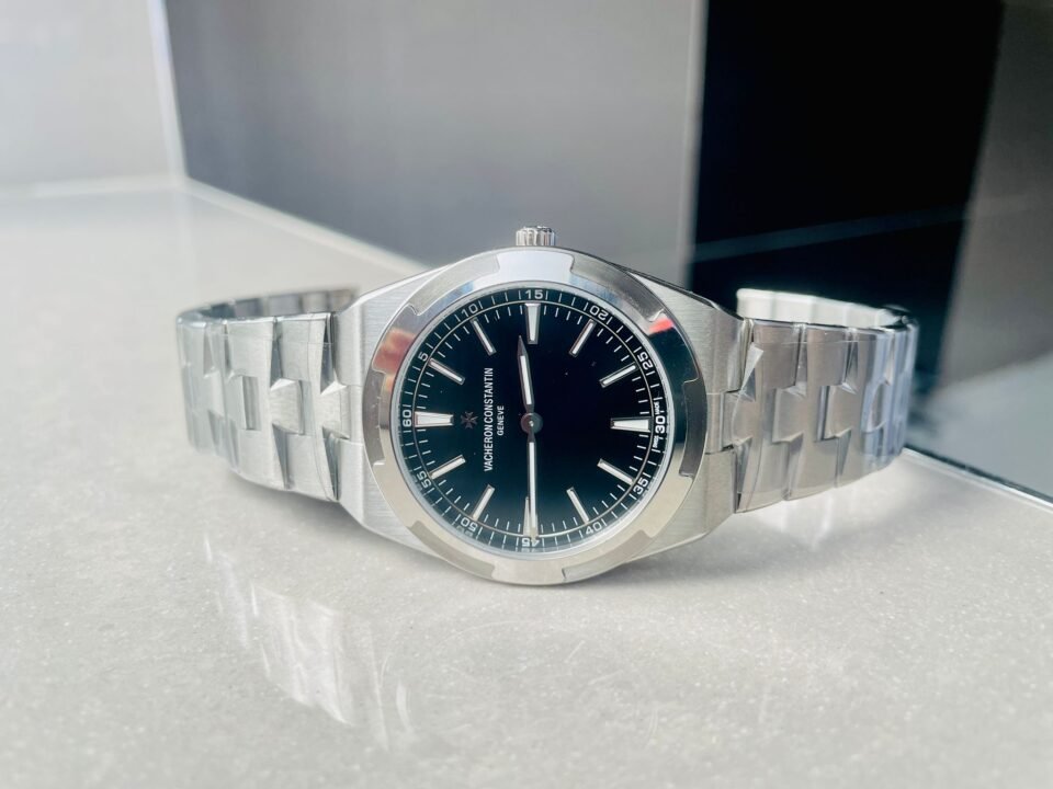 VC overseas ultra-thin 40mm XF 9015 movement BLack dial SS bezel - Image 7