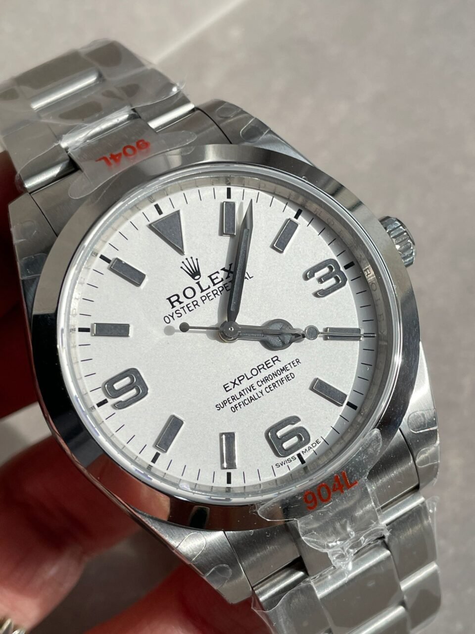 Explorer 124270 36mm 904L Steel JDF 1:1 Best Edition White Dial on SS Bracelet VR3230 - Image 4