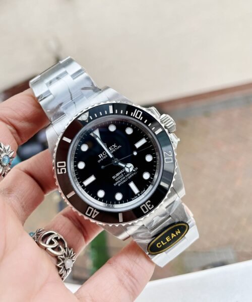 Submariner No Date CF Clean 41mm Black Dial Black ceramic Bezel 3230