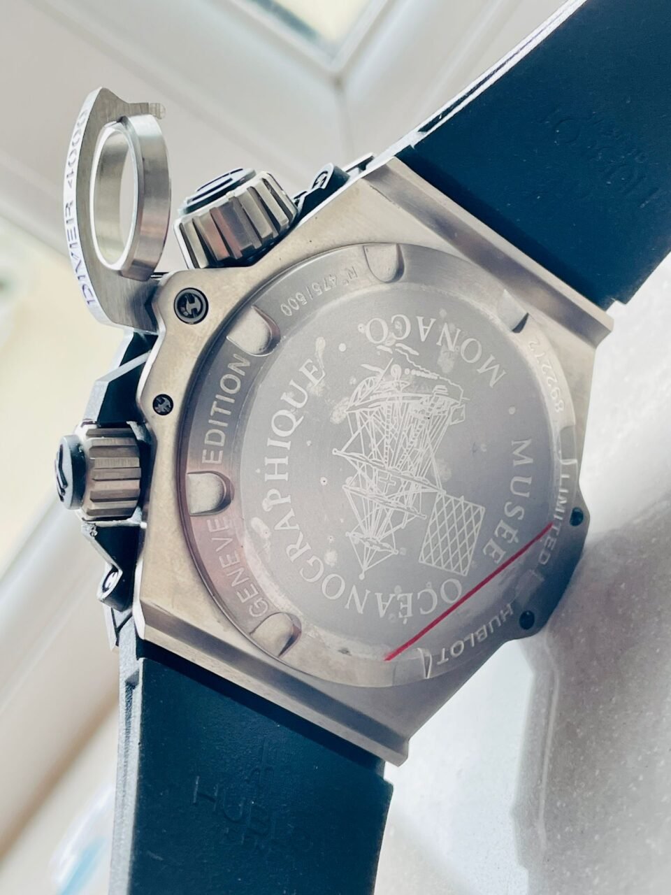 King Power Diver Oceanographic 48 mm titanium case black gummy strap 8215 mayota movement - Image 8