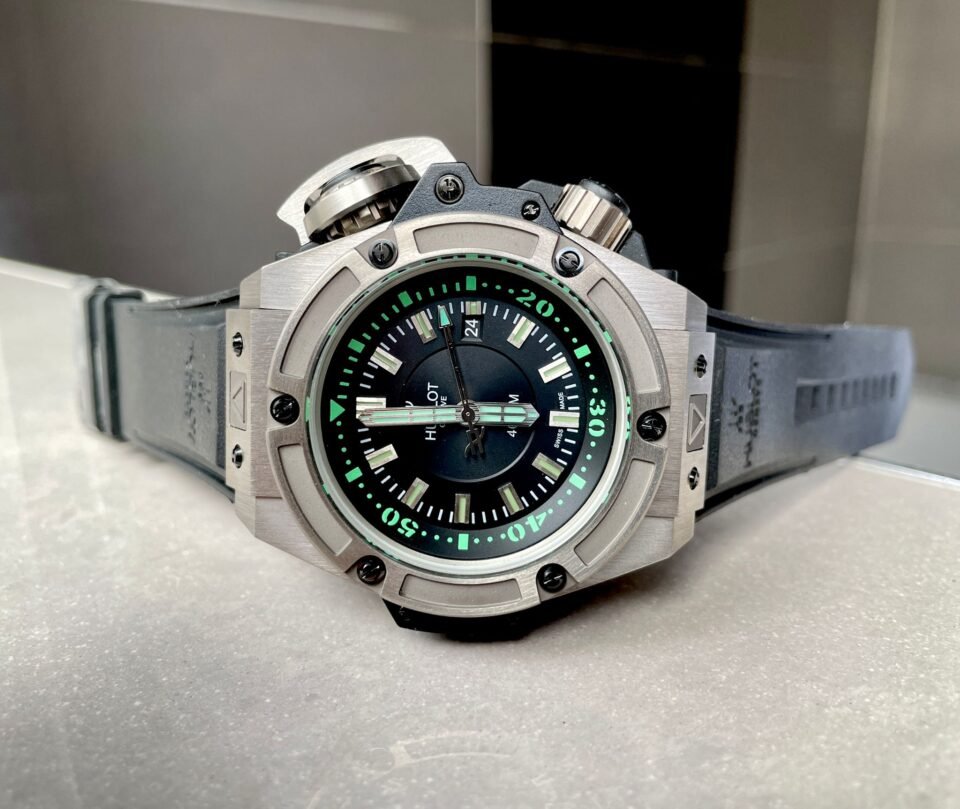King Power Diver Oceanographic 48 mm titanium case black gummy strap 8215 mayota movement - Image 2