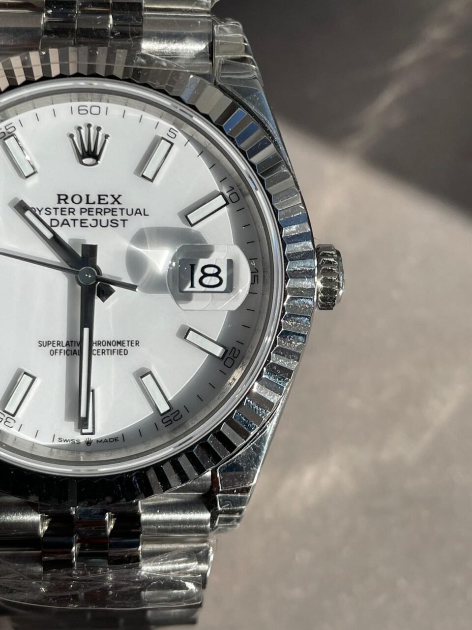 DateJust 41 SS VS Factory 1:1 Best Edition 904L Steel White Dial on SS Jubilee bracelet - Image 10