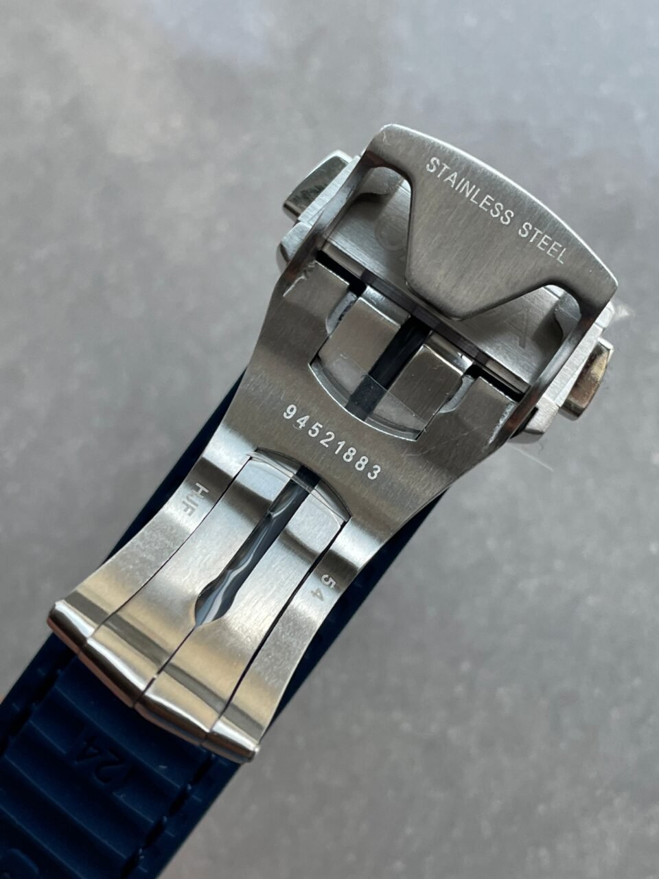 Constellation Blue Ceramic SS 8F 1:1 Best Edition Blue Dial on Blue Gummy Strap A8900 - Image 11