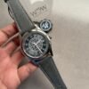 Calatrava 6007A-001 SS ZF 1:1 Best Edition Grey Dial on Grey Leather Strap A324CS