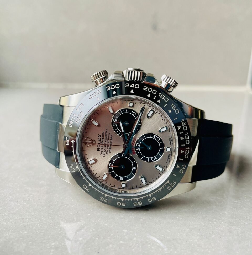 Daytona Grey Silver BTF 1:1 Best Edition 904L Steel Silver/Black Dial on Oysterflex Strap A4130 - Image 5