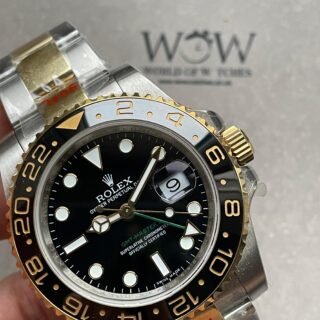GMT-Master II 116713 LN Black Ceramic 904L Steel Wrapped Gold GMF 1:1 Best Edition SA3186 CHS V3