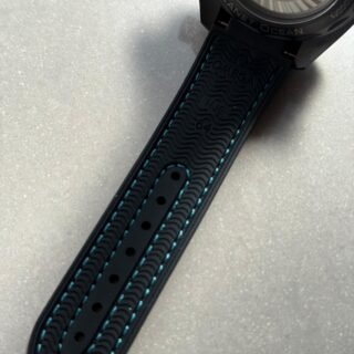 Planet Ocean 45.5mm GMT Worldtimer Real Ceramic VSF 1:1 Best Edition Black/blue Dial On Black Rubber Strap Super Clone 8938 - Image 7