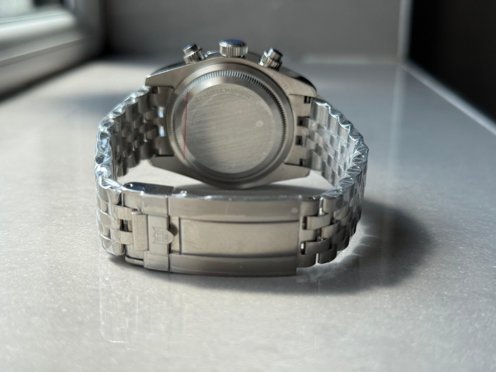 Black Bay Chrono M79360N SS ZF 1:1 Best Edition Black Dial On SS Bracelet DD7750 - Image 9