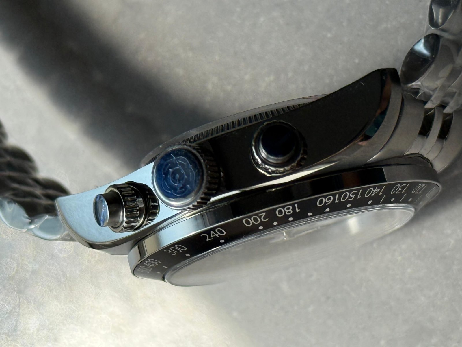 Black Bay Chrono M79360N SS ZF 1:1 Best Edition Black Dial On SS Bracelet DD7750 - Image 7