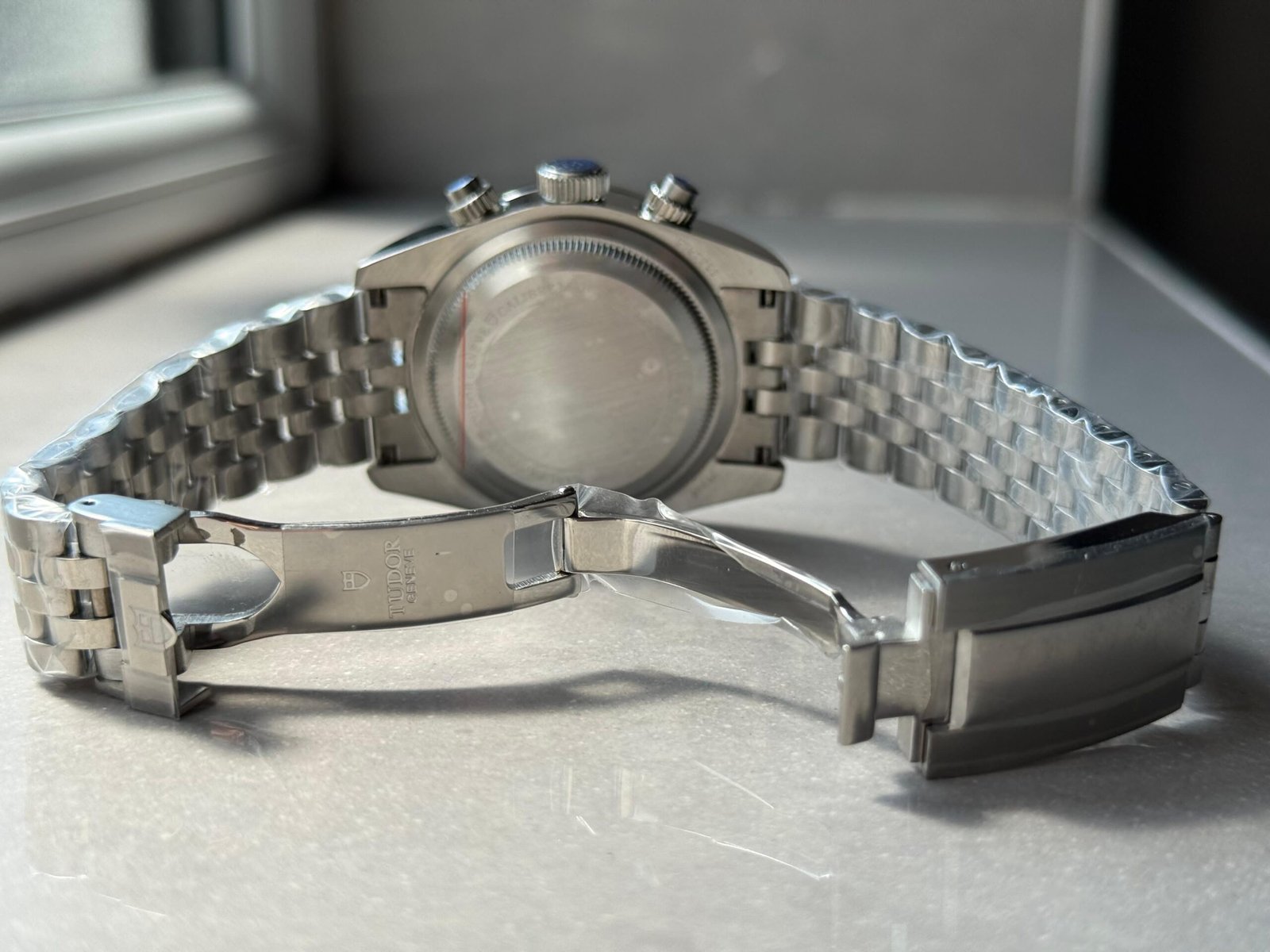 Black Bay Chrono M79360N SS ZF 1:1 Best Edition Black Dial On SS Bracelet DD7750 - Image 5