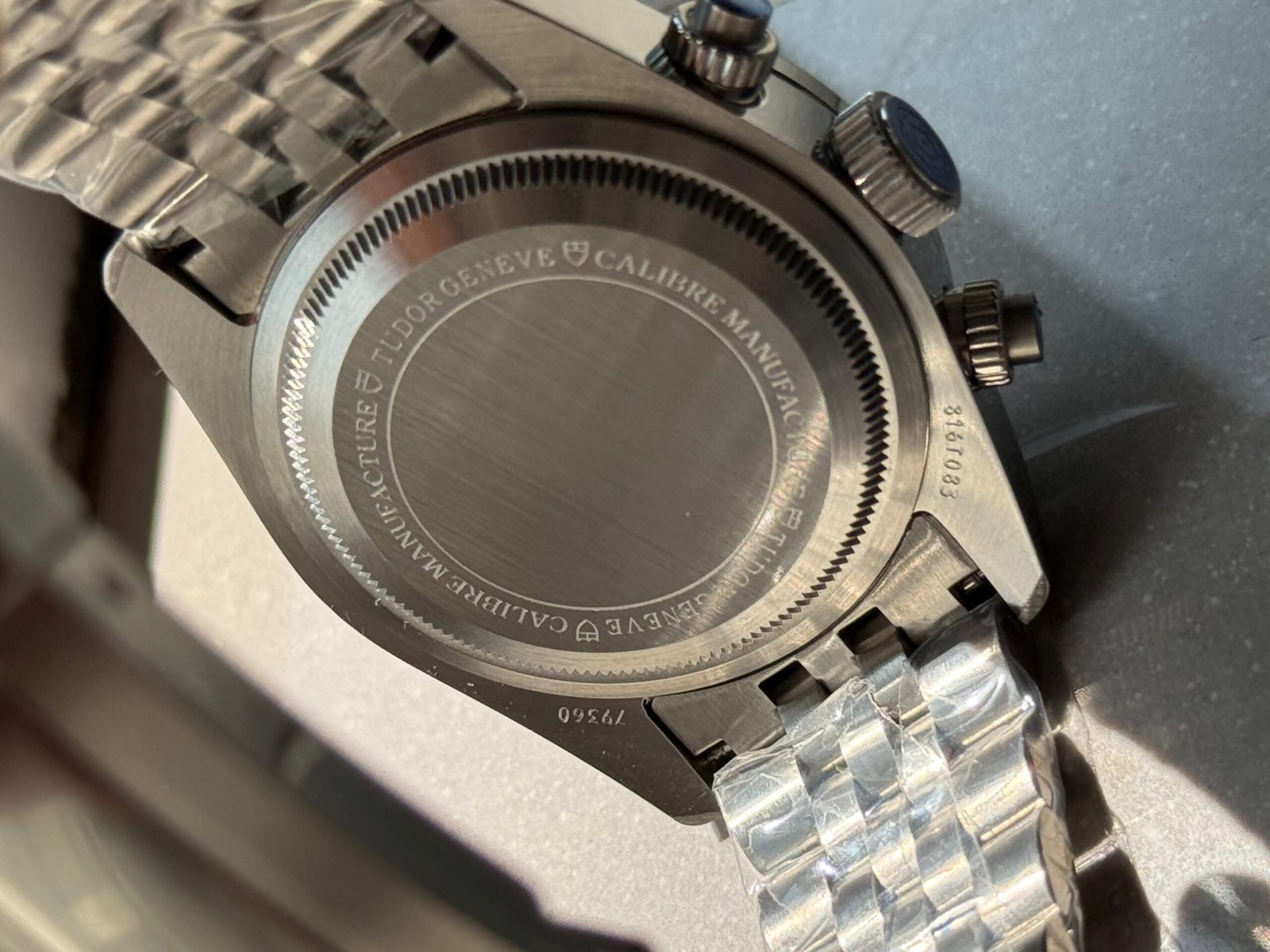 Black Bay Chrono M79360N SS ZF 1:1 Best Edition Black Dial On SS Bracelet DD7750 - Image 6