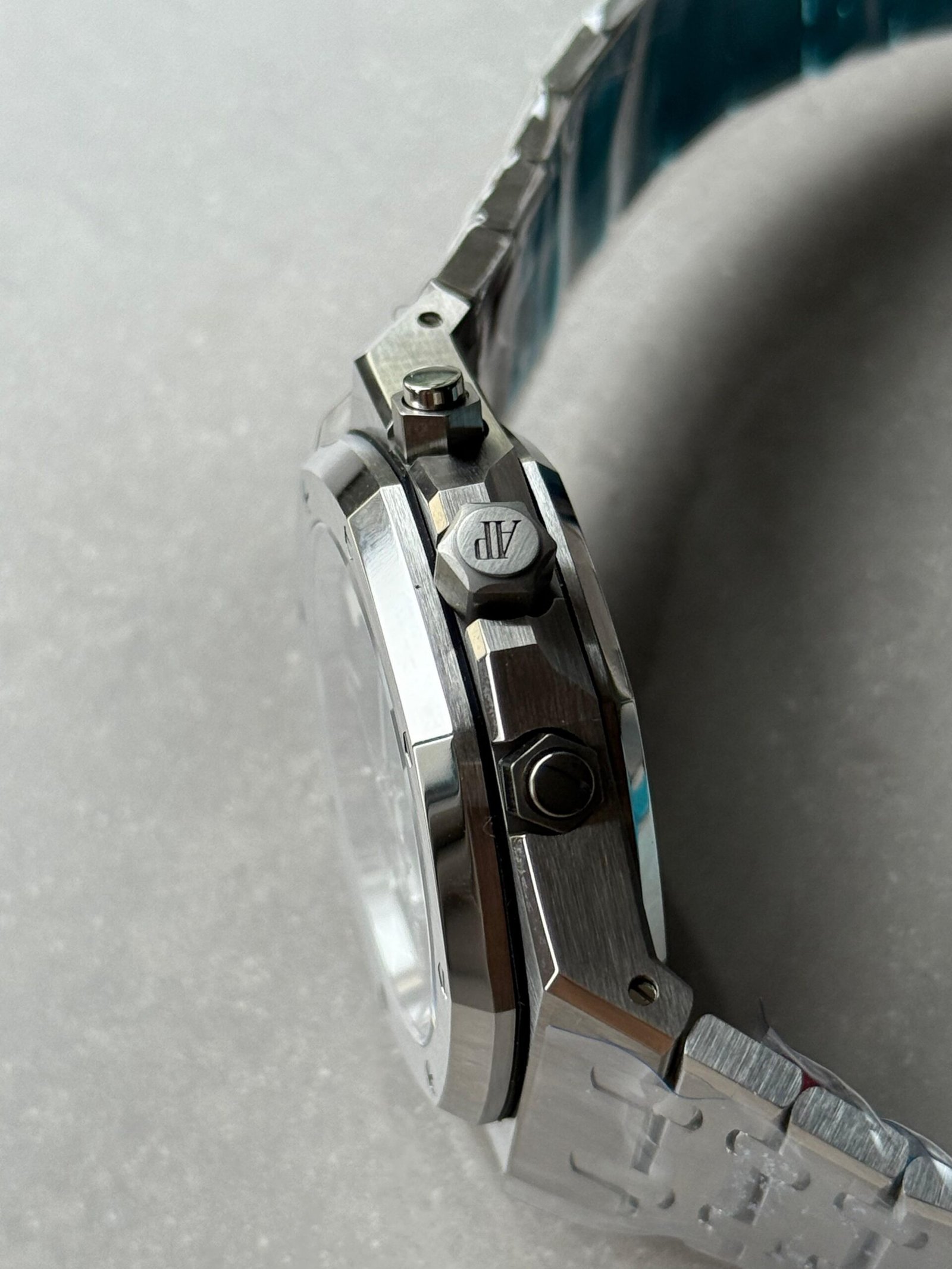 Royal Oak Chrono 26240 SS DDF 1:1 Best Edition Green Dial on SS Bracelet DD4401 - Image 10