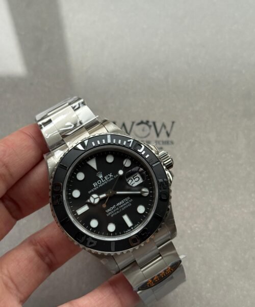 Yacht-Master 226627 Titanium QF 1:1 Best Edition Black Dial on Titanium Bracelet VR3235