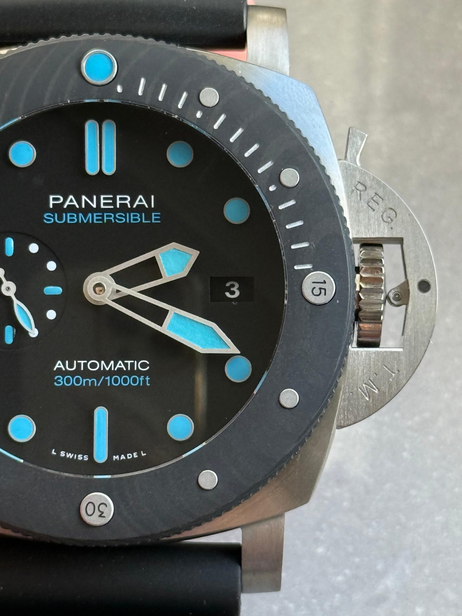 PAM799 Submersible BMG tech VSF 1:1 best edition on black rubber strap - Image 10