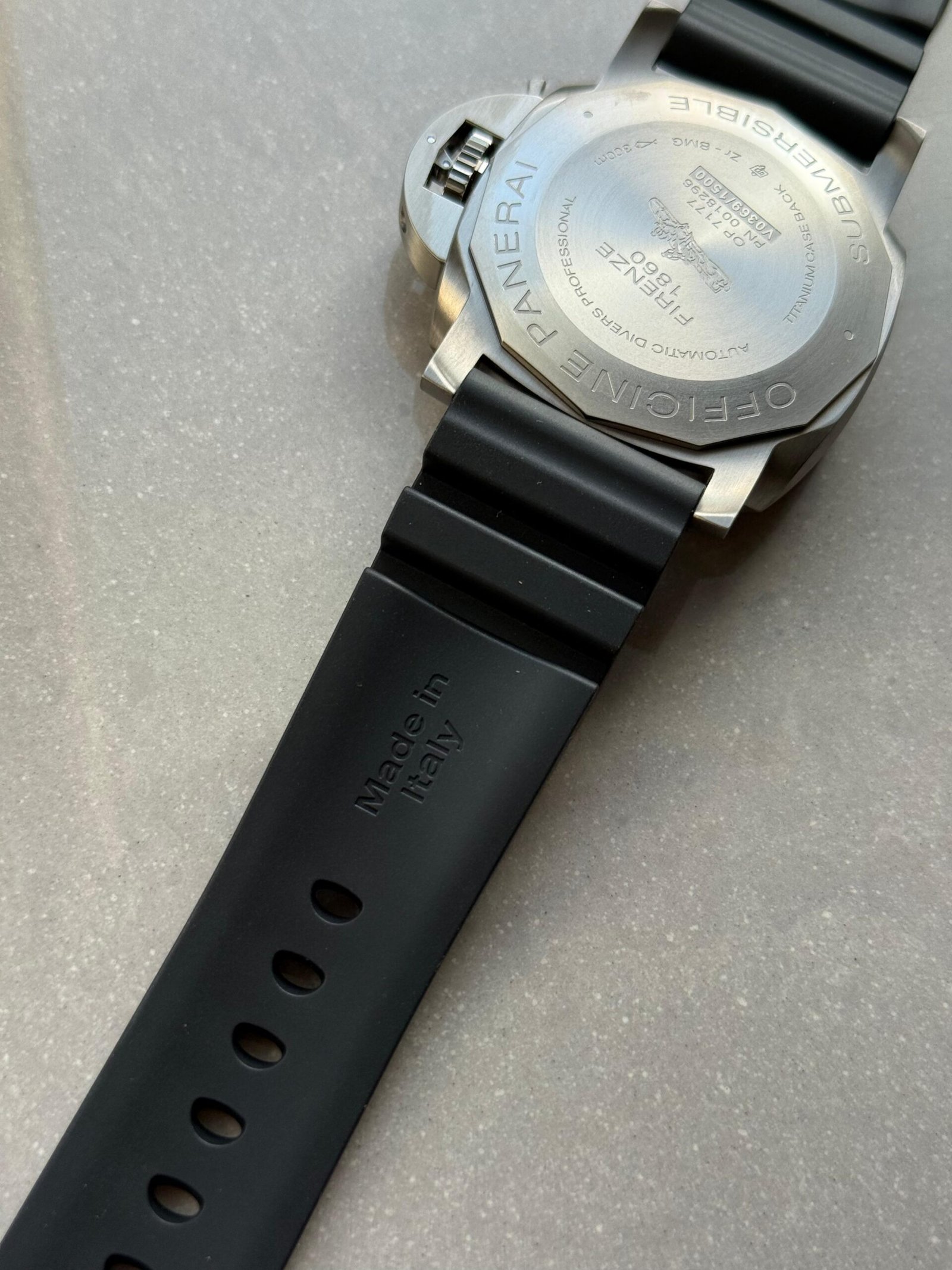 PAM799 Submersible BMG tech VSF 1:1 best edition on black rubber strap - Image 18