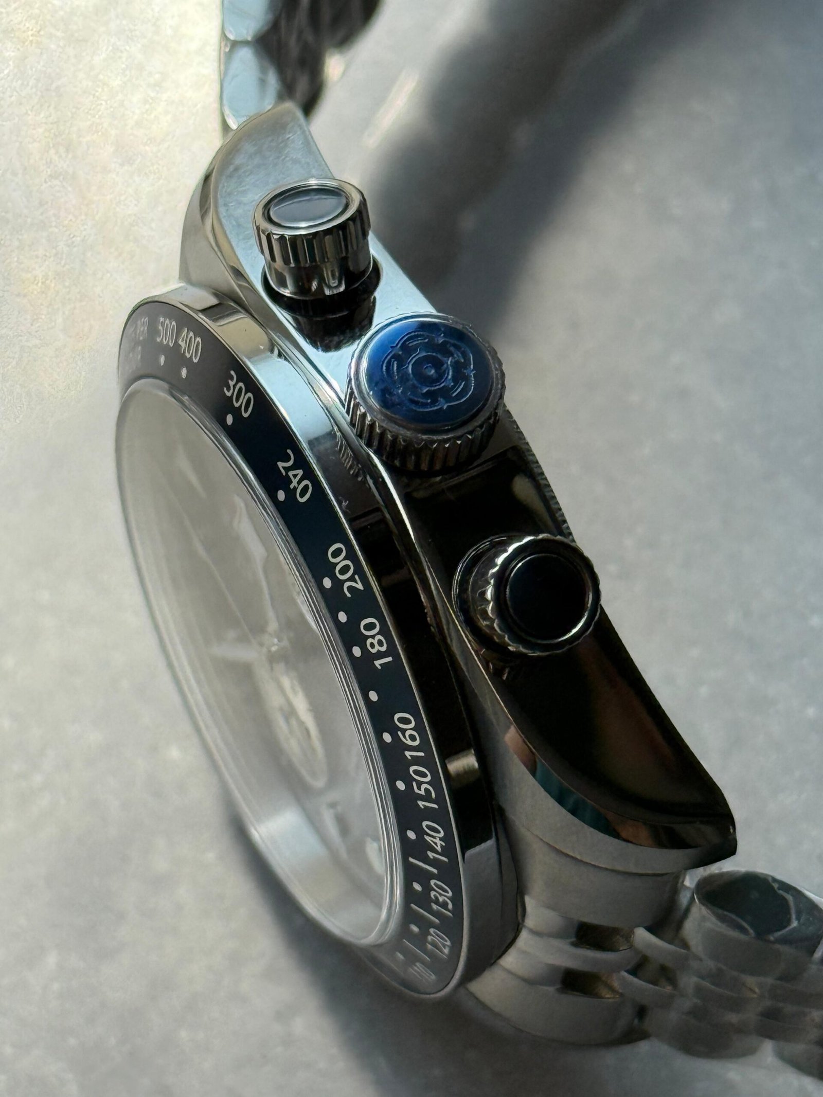 Black Bay Chrono M79360N SS ZF 1:1 Best Edition Blue Dial On SS Bracelet DD7750 - Image 8